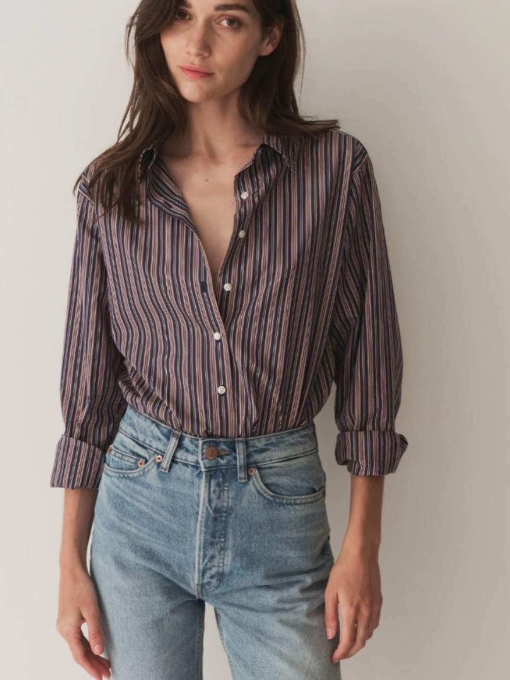 Dôen Remas Top Striped Button Down